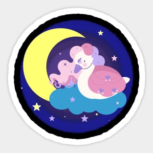 Keypers Dreamy Nights 1980s (For pale background) Sticker